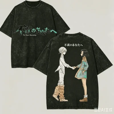 Fushi and MarchTo Your Eternity Mineral Wash T-shirt