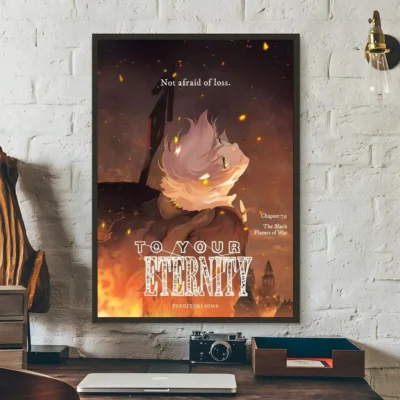 Not afraid of loss To Your Eternity Anime Wall Art
