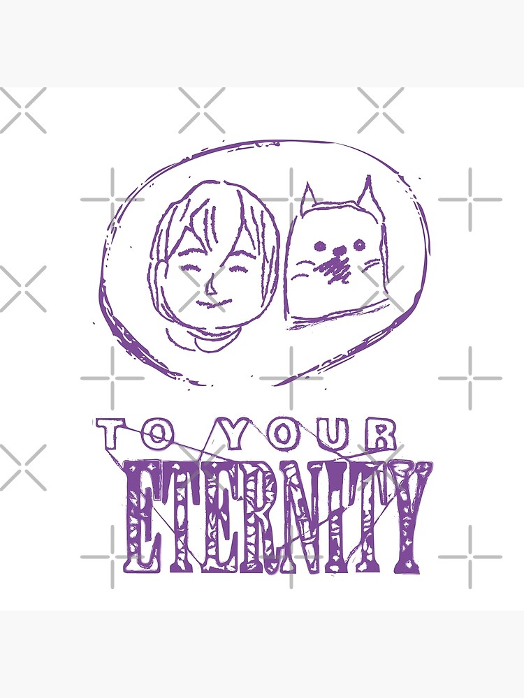 To Your Eternity The Boy And The Wolf Throw Pillow - Image 2
