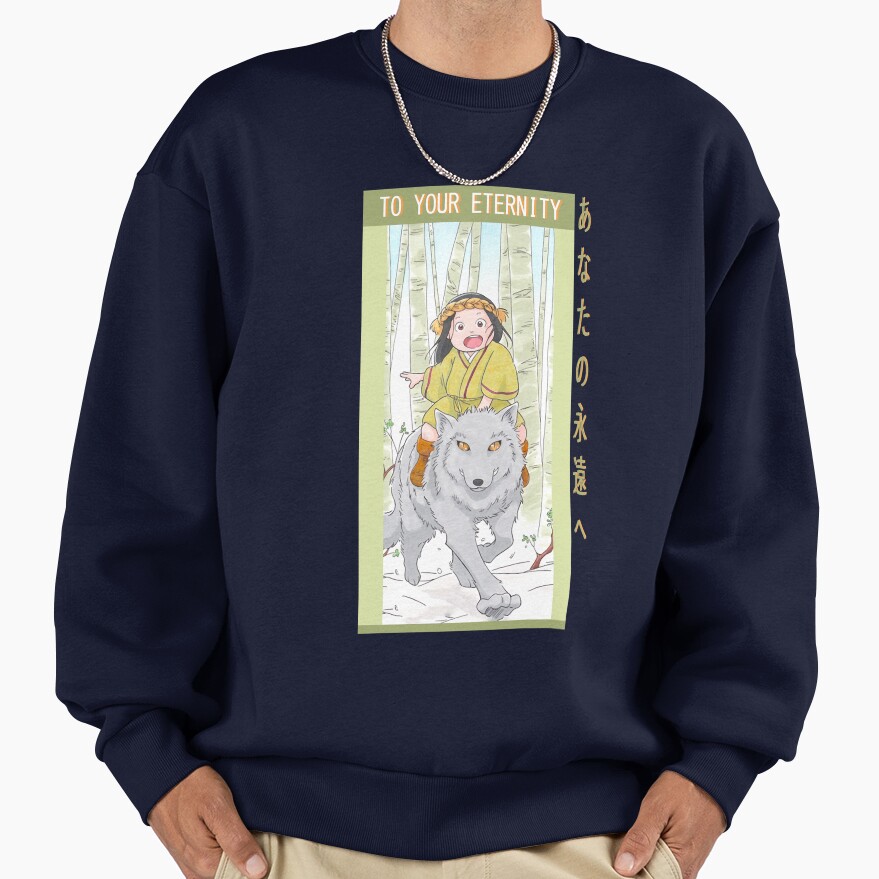 Super Immortals Human Enduring Energy March To Your Eternity Retro Wave Sweatshirt - Image 5