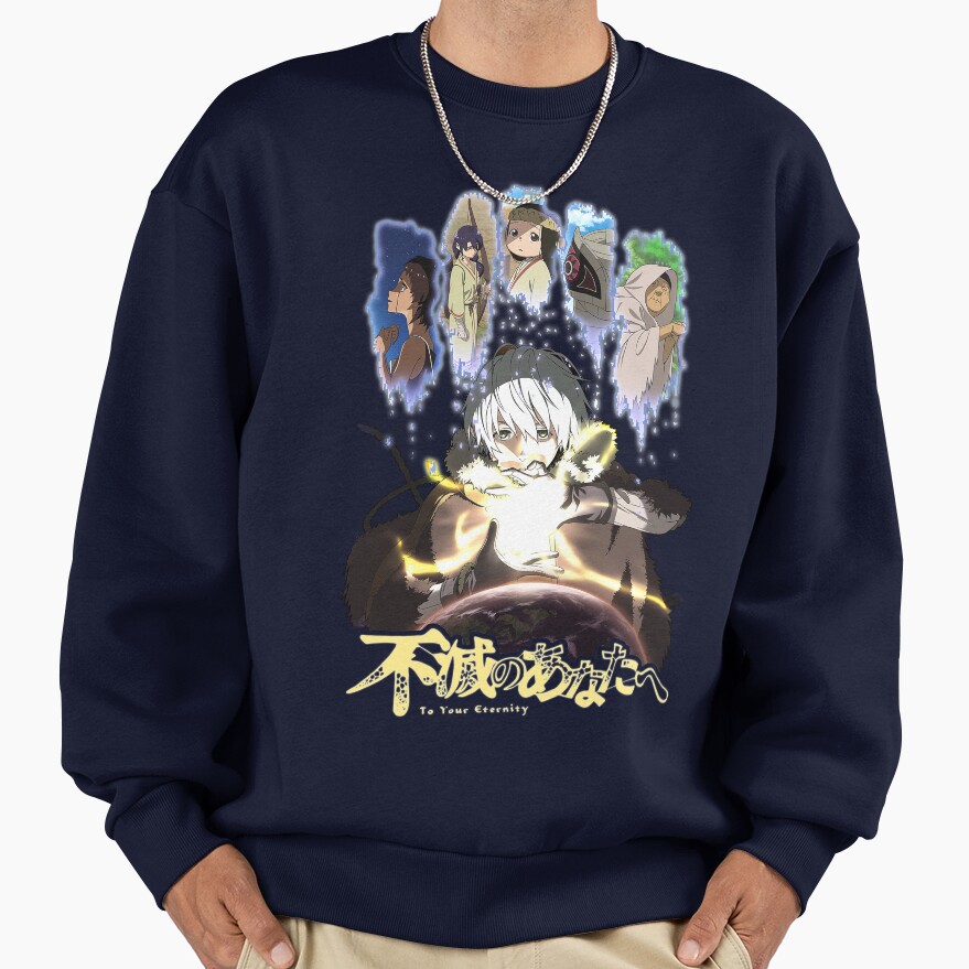 To Your Eternity Fushi With Friends Fumetsu No Anata E Sweatshirt - Image 5