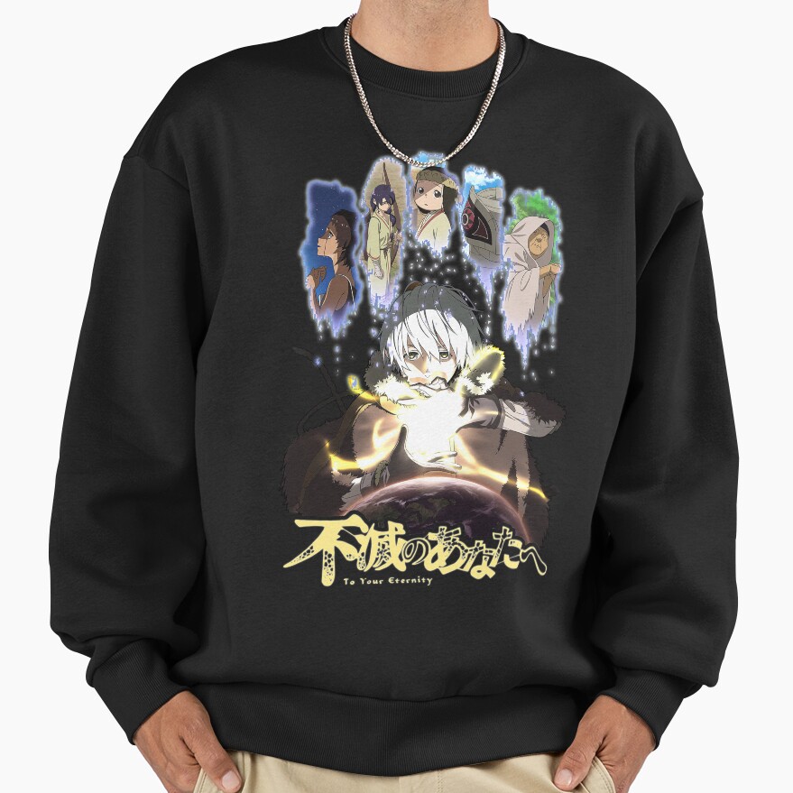 To Your Eternity Fushi With Friends Fumetsu No Anata E Sweatshirt - Image 2