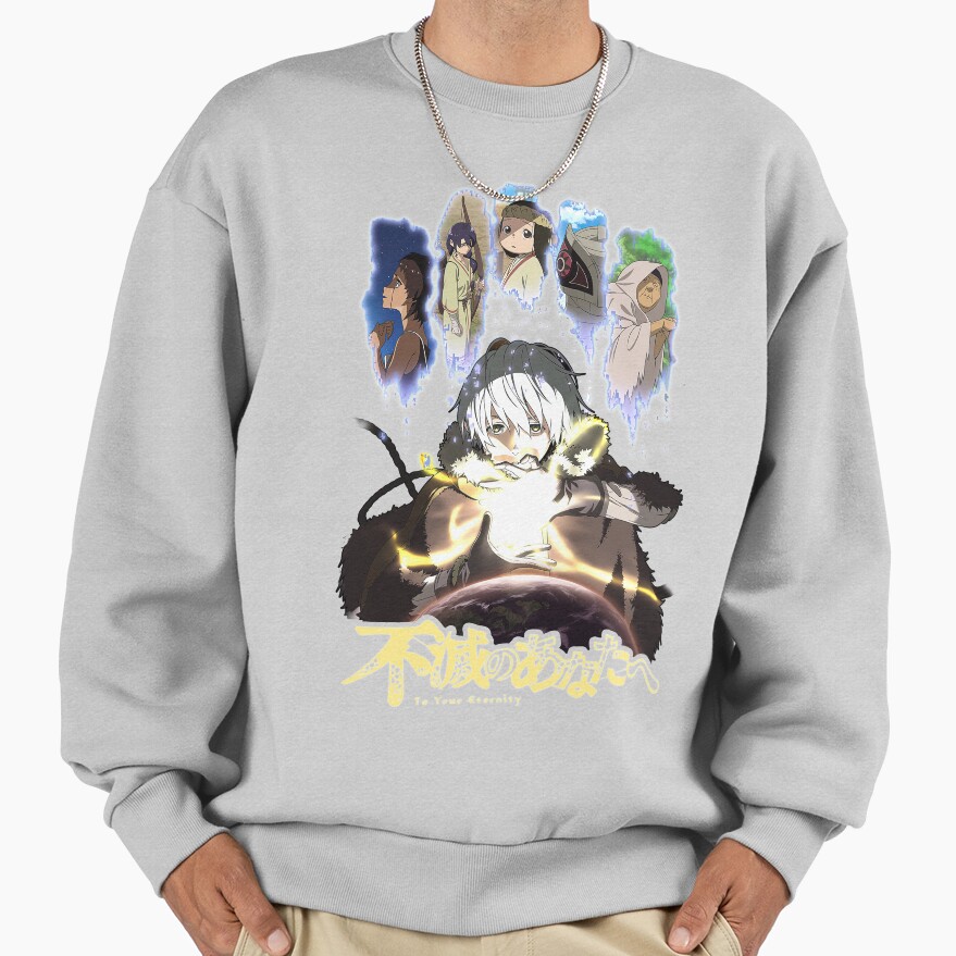 To Your Eternity Fushi With Friends Fumetsu No Anata E Sweatshirt - Image 4