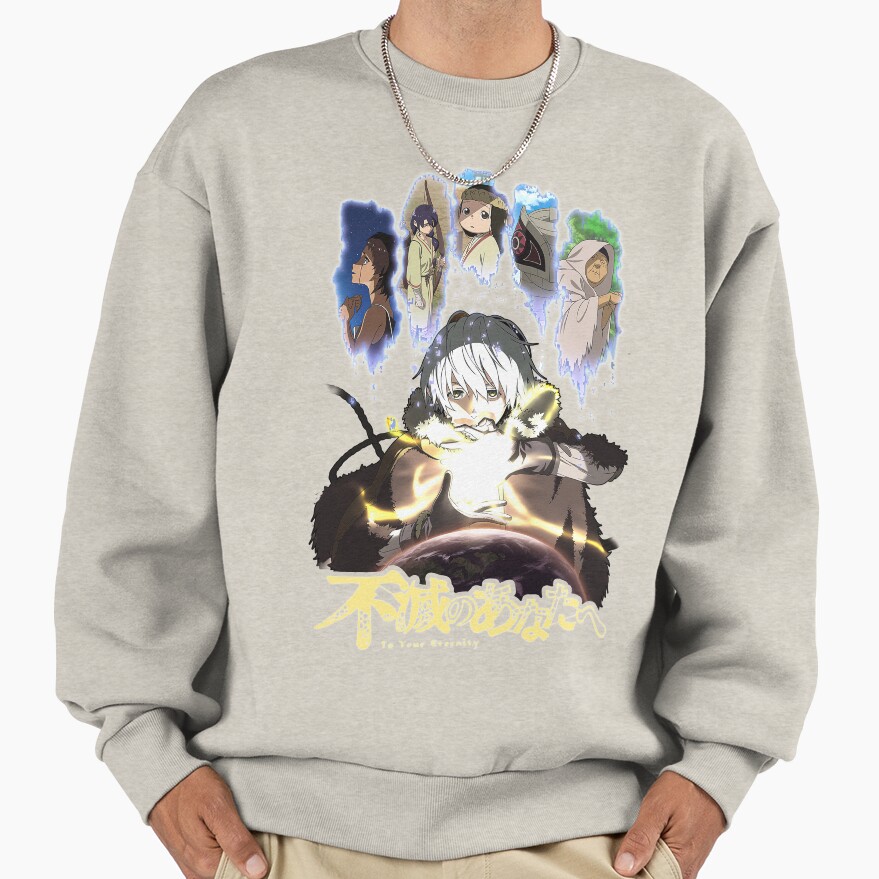 To Your Eternity Fushi With Friends Fumetsu No Anata E Sweatshirt - Image 3