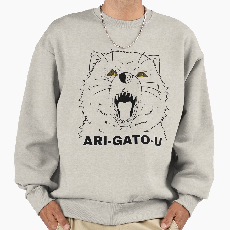 Super Immortals Human Enduring Energy Joan Saying Arigatouto Your Eternity Fumetsu No Anata E Cute G Sweatshirt - Image 3