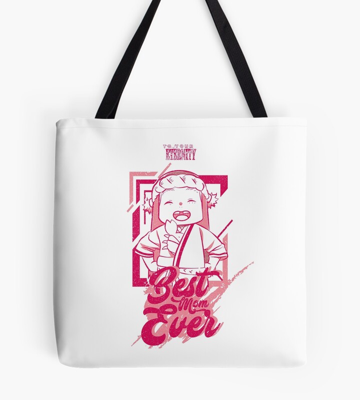 To Your Eternity Best Mom Ever White Grunge Style Tote Bag