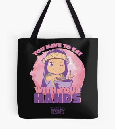 To Your Eternity Eat With Your Hands Black Tote Bag