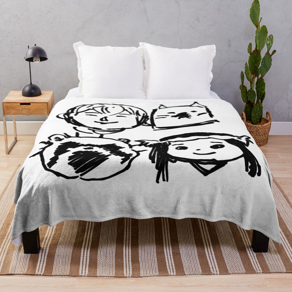 Super Immortals Human Enduring Energy To Your Eternity Fumetsu No Anata E Gifts For Throw Blanket