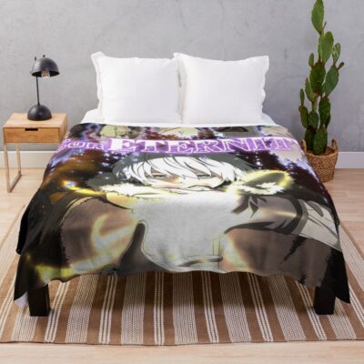 To Your Eternity Fumetsu No Anata E To Anime Manga Cover Art Poster Throw Blanket