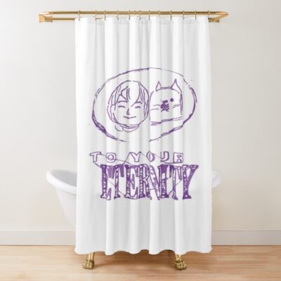 To Your Eternity The Boy And The Wolf Shower Curtain