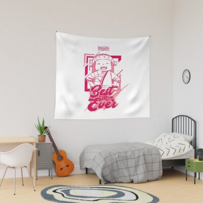 To Your Eternity Best Mom Ever White Grunge Style Tapestry
