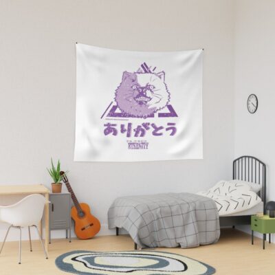 To Your Eternity Thank You Arigato White Grunge Style Tapestry