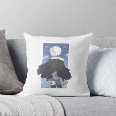 Fushi Hurt In The Snow Throw Pillow