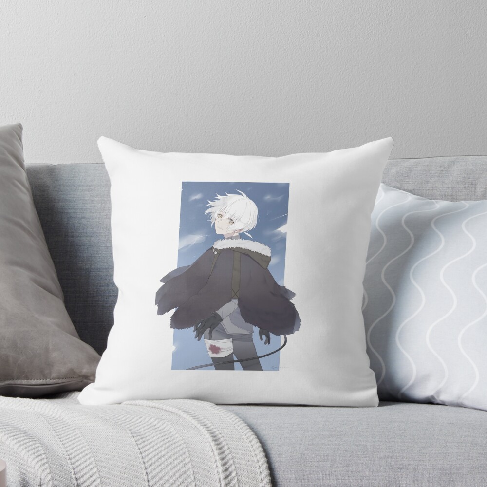 Fushi Hurt In The Snow Throw Pillow