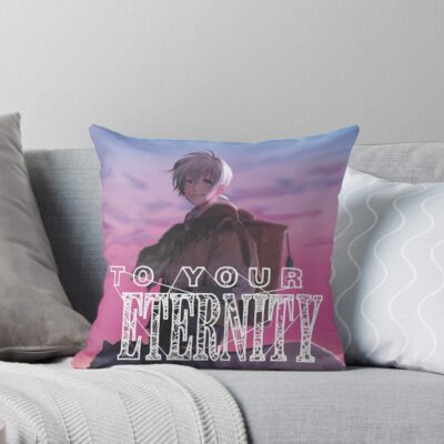 To Your Eternity Happy Throw Pillow