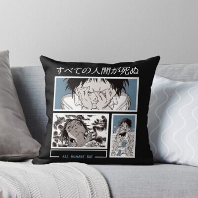 To Your Eternity All Humans Die V2 Throw Pillow