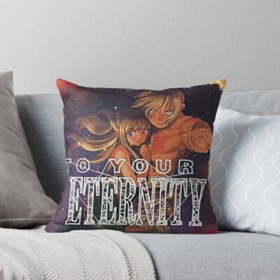 To Your Eternity Rean & Gugu Throw Pillow